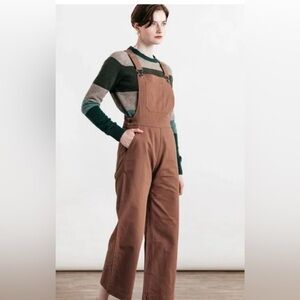 Bridge and Burn Roscoe Overalls Terracotta size 32